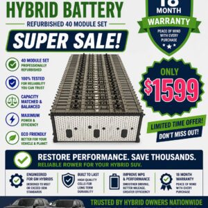 GM/Tahoe/Yukon Hybrid Battery Refurbished 40Module Set 18 Month Warranty