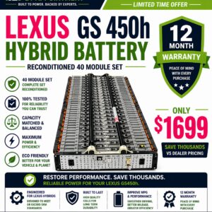 Lexus GS 450h Reconditioned Hybrid Battery 40 Module Set 12 Month Warranty