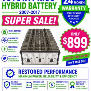 TOYOTA PRIUS HYBRID BATTERY PACK- 28 MODULES(ONLY) GEN 2  - 24 month Warranty (Copy)